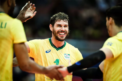 Bruninho é o capitão da seleção masculina