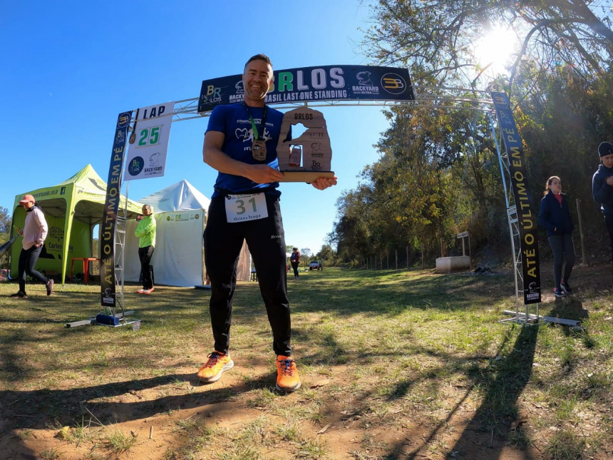 Subtenente da PM de Capivari, Osires Izaga Imenes Filho é campeão de ultramaratona realizada na cidade de Itupeva/SP - Arquivo Pessoal: Osires Imenes