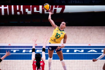 Gabi é a maior arma do Brasil no Mundial de Vôlei Feminino — Foto: Divulgação/FIVB