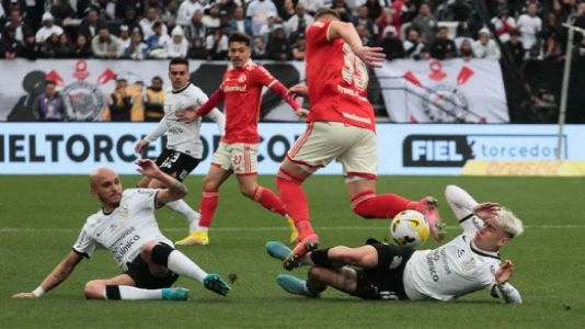 Timão e Inter fizeram jogo agitado em São Paulo