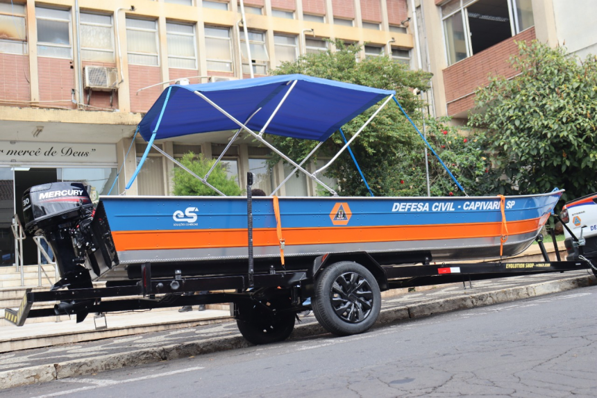 Defesa Civil recebe primeira embarcação da história - Foto: Divulgação/Prefeitura de Capivari