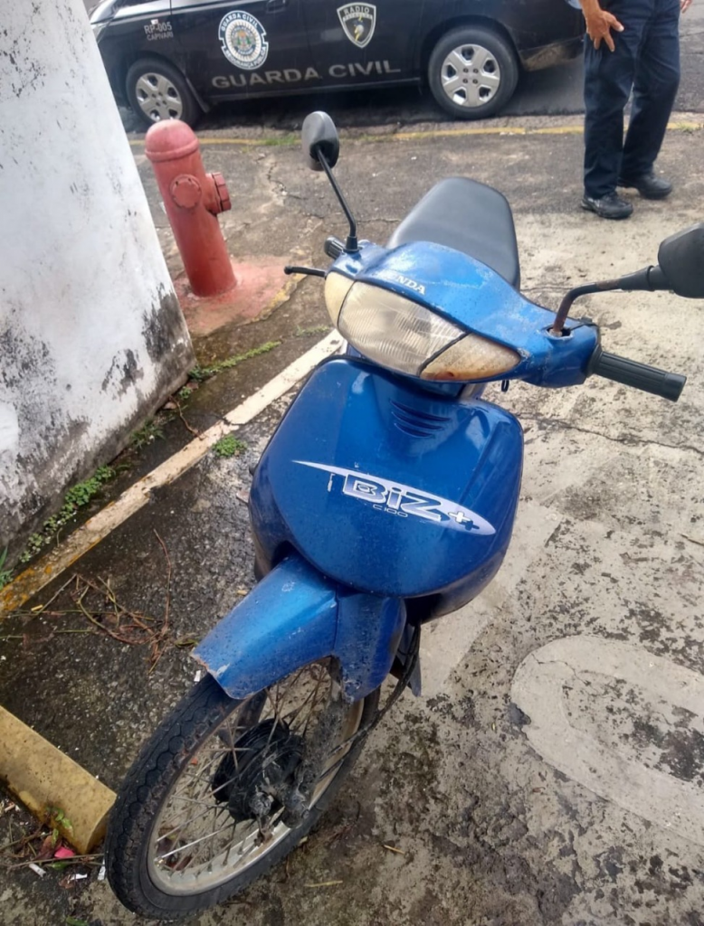 Guarda Civil de Capivari apreende motocicleta adulterada no bairro São Pedro - Divulgação/Prefeitura de Capivari