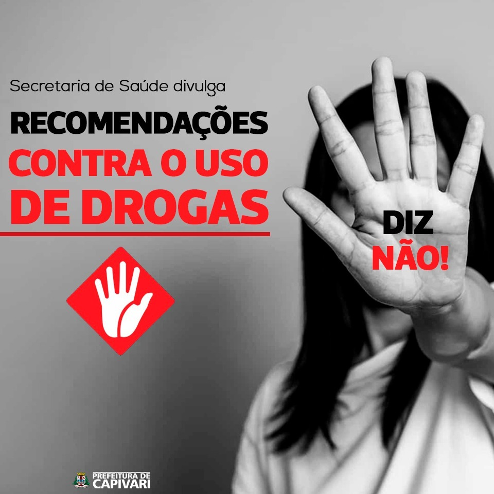 Secretaria de Saúde divulga informações de prevenção contra o uso de drogas - Foto: Divulgação/Prefeitura de Capivari