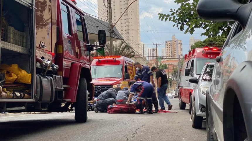 Idosa fica em estado grave após ser atropelada em Piracicaba — Foto: Divulgação