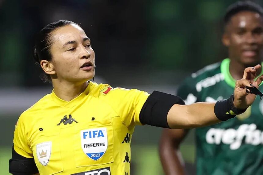 Copa 2023: Edina Alves recebe críticas após arbitragem na semfinal do torneio - Foto: Cesar Greco/Palmeiras