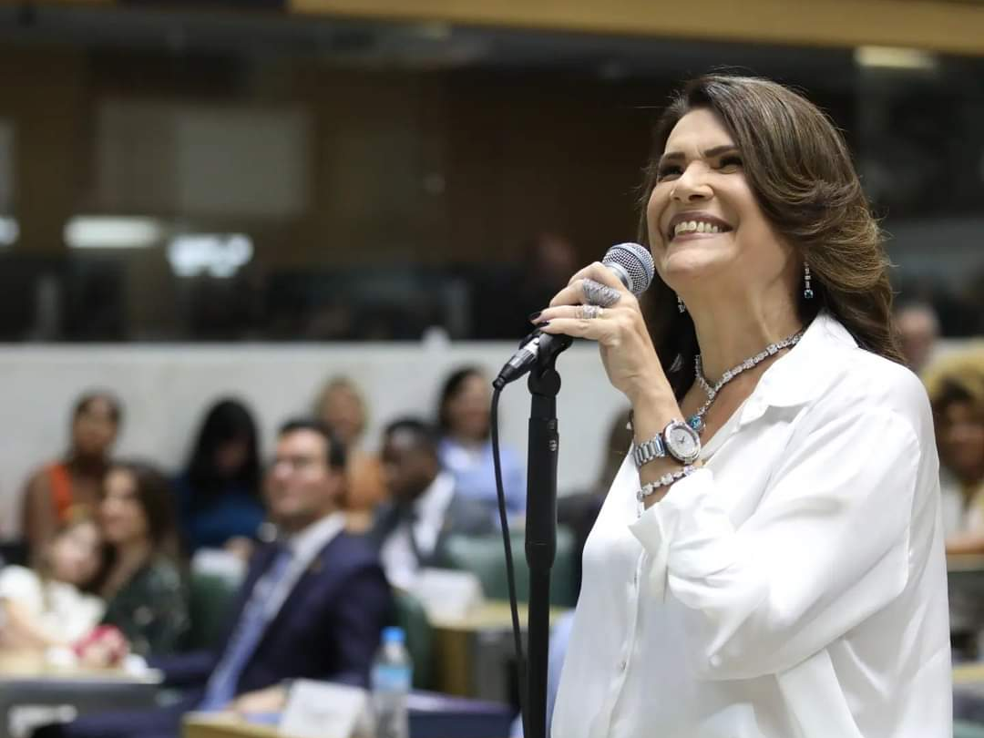 Deputada Valéria Bolsonaro toma posse na Alesp - Foto: Reprodução