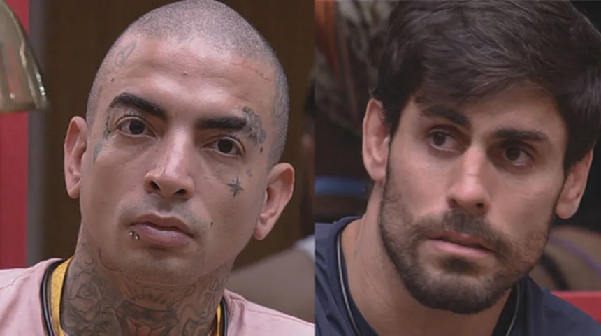 MC Guimê e Cara de Sapato são eliminados do 'BBB 23' após caso de importunação sexual - Foto: Reprodução