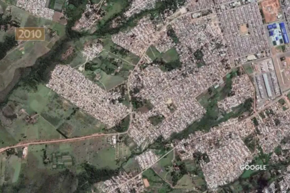 Sol Nascente, no DF, se torna a maior favela do Brasil, segundo prévia do Censo 2022 - Foto: Google