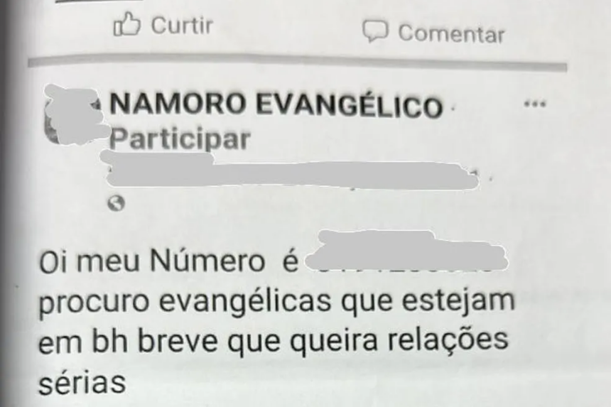 Golpe do 'namoro gospel': polícia investiga suspeito de estuprar mulheres — Foto: Redes Sociais / Reprodução