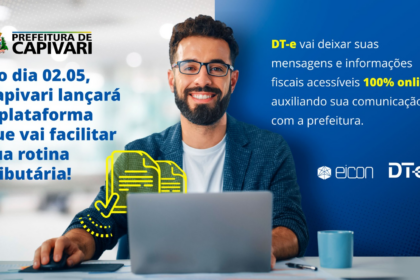 Sistema de Domicílio Tributário Eletrônico entra em funcionamento nesta terça (02), em Capivari - Foto: Divulgação/Prefeitura de Capivari