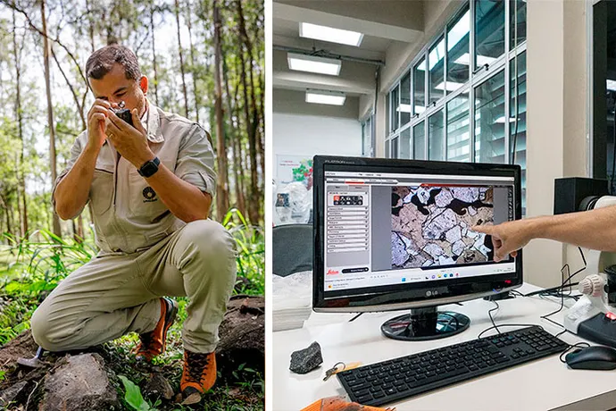 Pesquisa revela evidências de que Campinas (SP) já teve um oceano — Foto: Felipe Bezerra/ Jornal da Unicamp