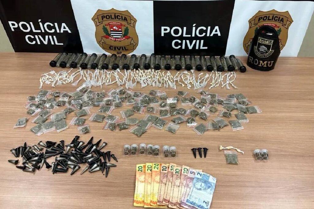 Polícia Civil de Piracicaba apreende três adolescentes por tráfico de drogas - Foto:  Polícia Civil de Piracicaba/Dise/Divulgação