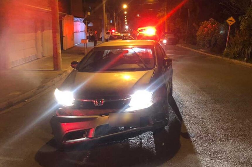 Polícia Militar conseguiu deter os dois menores pelo bairro São Pedro. Foto Divulgação