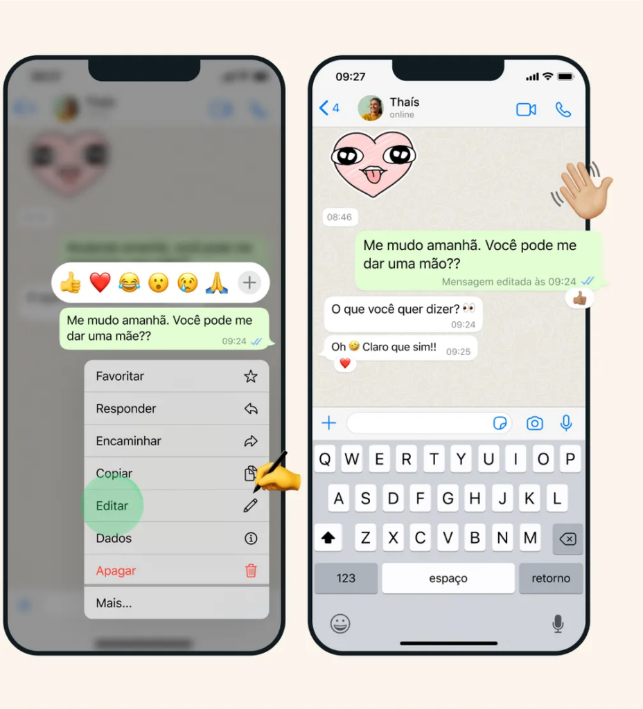 WhatsApp anuncia opção de editar mensagens — Foto: Divulgação/WhatsApp