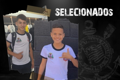 Dois jovens capivarianos são aprovados para a 3ª fase da Avaliação Técnica de futebol do Corinthians - Foto: Divulgação/Prefeitura de Capivari (Na foto: Enzo Rogeri Miquelino e Ronaldy Henry Lima dos Santos)