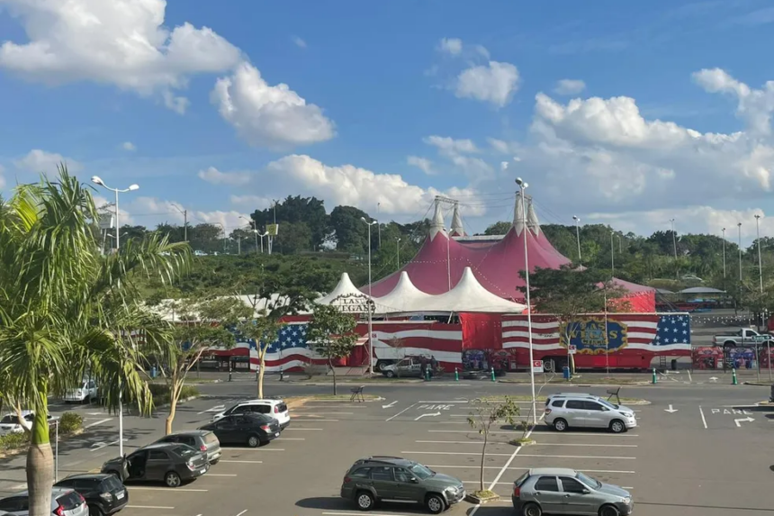 Polícia Civil apura estupro de adolescentes por funcionário de circo instalado em shopping de Campinas — Foto: Heitor Moreira/EPTV