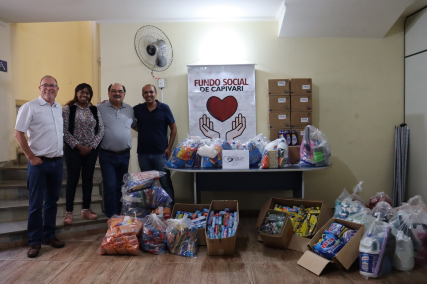 Desenvolvimento Social faz doação de alimentos e produtos de higiene para Santa Casa - Foto: Divulgação/Prefeitura de Capivari