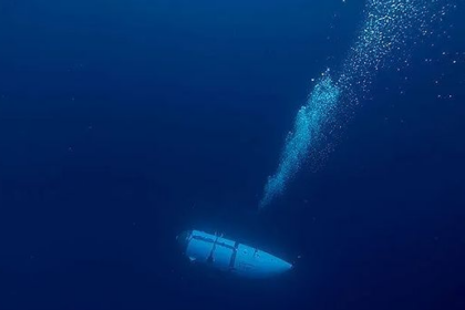 Passageiros do submarino morreram; destroços foram encontrados a 500 metros do Titanic - fOTO: Ocean Gate / Handout/Anadolu Agency via Getty Images / CNN Brasil