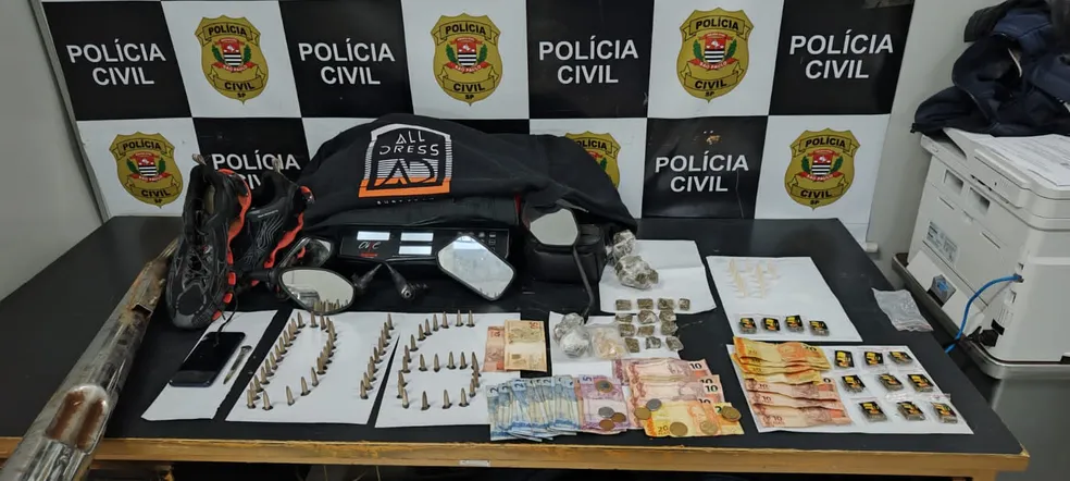 Polícia Civil de Americana detém em Limeira suspeitos de furtos de motos na região — Foto: Divulgação/Polícia Civil