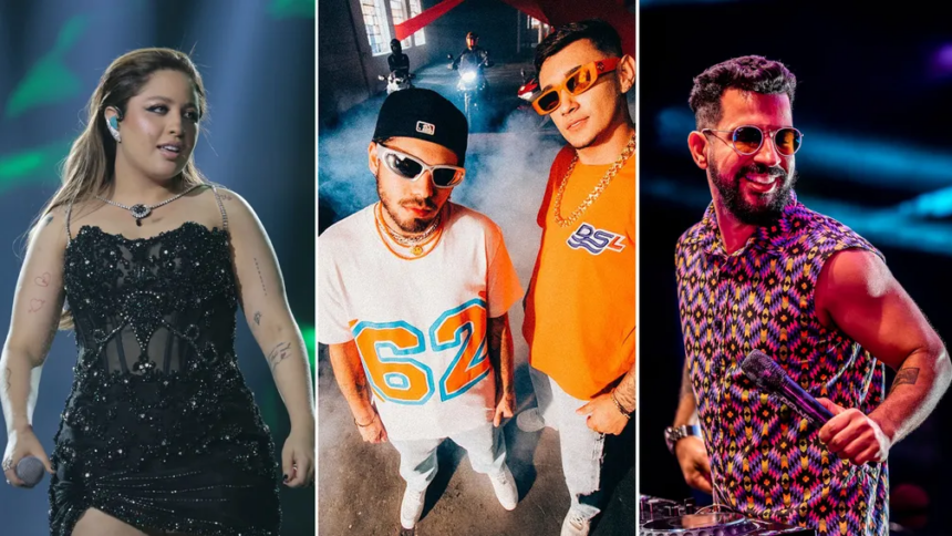 TikTok lança ranking de músicas mais tocadas; veja top 10 - Foto: Divulgação/Luka Godoy; Reprodução/Instagram/ZéFelipe e Dennis DJ