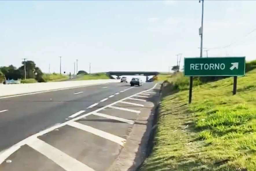 Falta de sinalização faz motoristas perdidos pagarem pedágio 2 vezes em Piracicaba — Foto: Edijan Del Santo/ EPTV