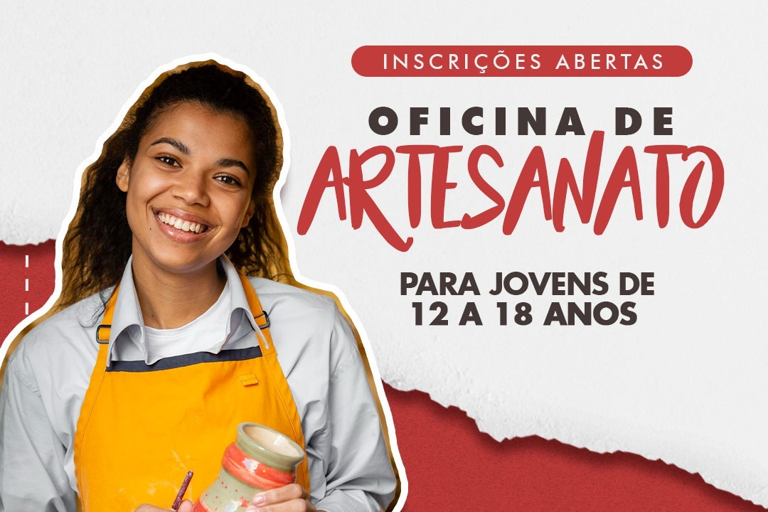 CRAS Cidadania abre inscrições para oficinas de artesanato destinadas a adolescentes - Foto: Divulgação/Prefeitura de Capivari