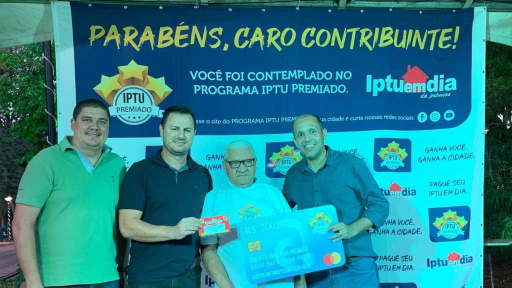 Secretaria de Finanças divulga ganhadores no sorteio de julho do Programa “IPTU Premiado” - Foto: Divulgação/Prefeitura de Capivari