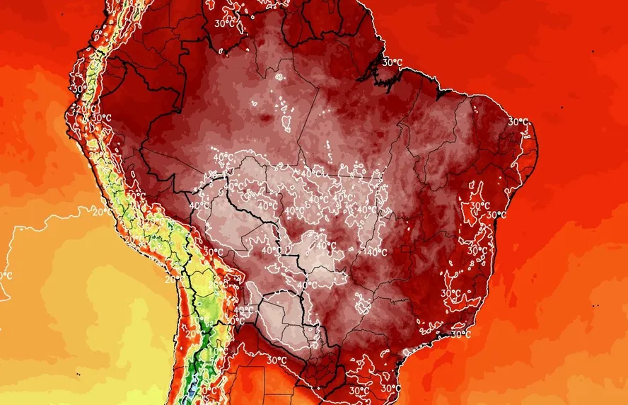 Capivari se prepara para ondas de calor intensas e baixa umidade durante a semana — Foto: MetSul/Divulgação