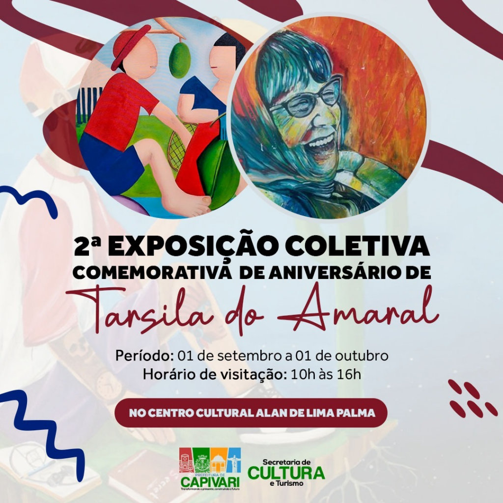 2ª Exposição Comemorativa de Aniversário de Tarsila do Amaral é Realizada em Capivari - Foto: Divulgação/Prefeitura de Capivari