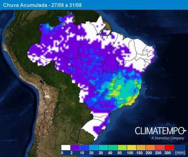 Agosto termina com muito frio e chuva no Sudeste; veja previsão