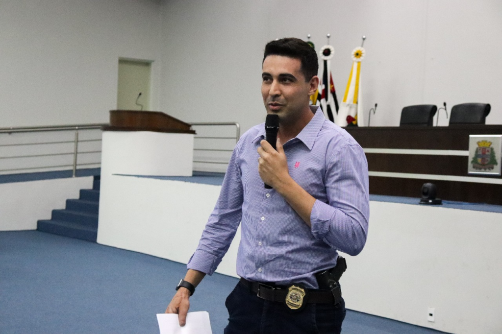 Secretário de Segurança Pública de Capivari Ministra Palestra para Aspirantes à Guarda Municipal - Foto: Divulgação/Prefeitura de Capivari