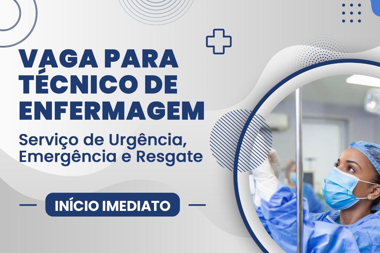 PAT Capivari Anuncia Vaga de Técnico de Enfermagem para Serviço de Urgência e Resgate - Foto: Divulgação/Prefeitura de Capivari