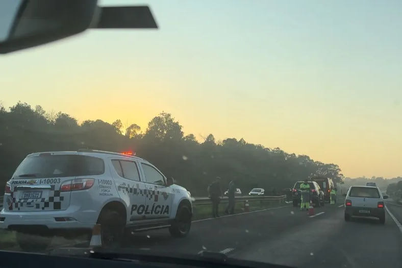 Homem morre atropelado na Rodovia Luiz de Queiroz, em Piracicaba — Foto: Luciano Fonseca/Arquivo pessoal