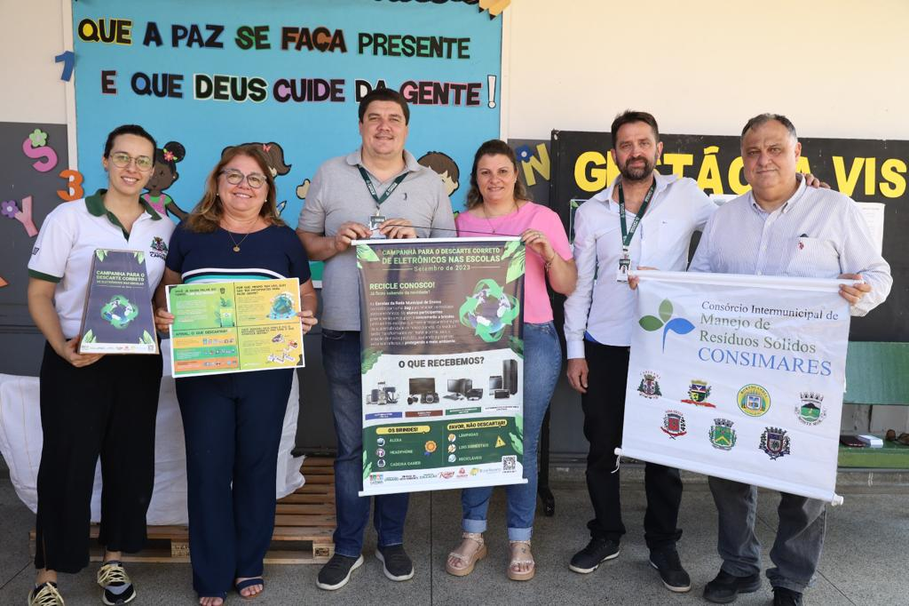 Capivari Inicia Campanha de Descarte Correto de Eletrônicos nas Escolas Municipais - Foto: Divulgação/Prefeitura de Capivari