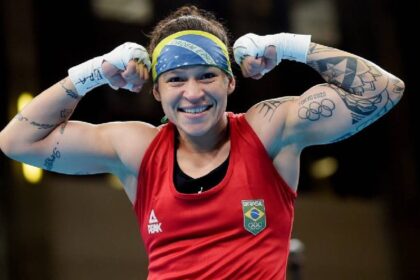 Pan 2023: Bia Ferreira vence colombiana na final e é ouro no boxe - Foto: Divulgação/CBBoxe