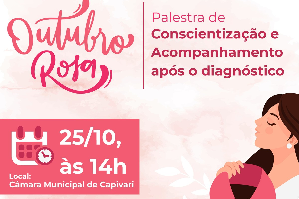 Outubro Rosa: Palestra de Conscientização e Apoio à Luta Contra o Câncer de Mama - Foto: Divulgação/Prefeitura de Capivari