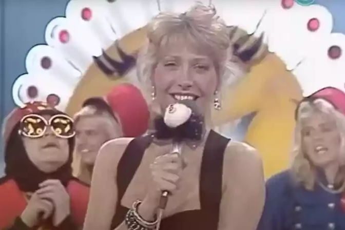 Patricia Lage, a Patsy, conhecida como a 'Xuxa argentina'; apresentadora argentina morreu aos 67 anos — Foto: Reprodução YouTube/@ArchivoHistoricoRTA