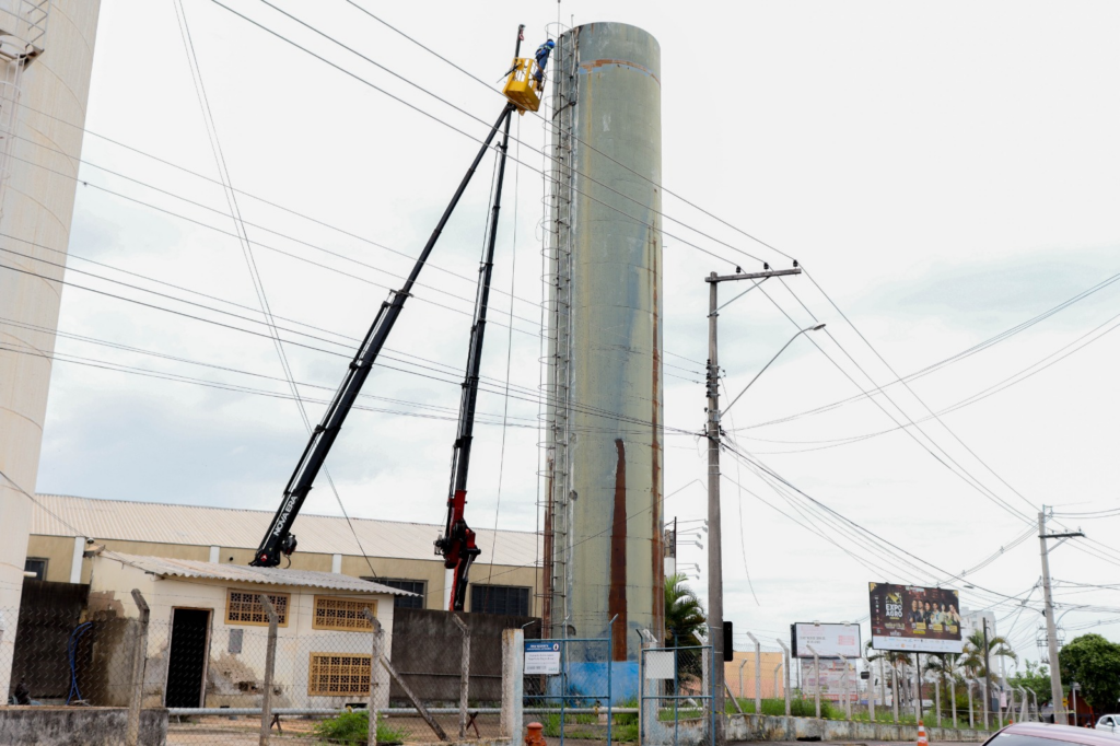 Saae Capivari começa a trocar reservatório de água do bairro Porto Alegre - Foto: Divulgação/Prefeitura de Capivari