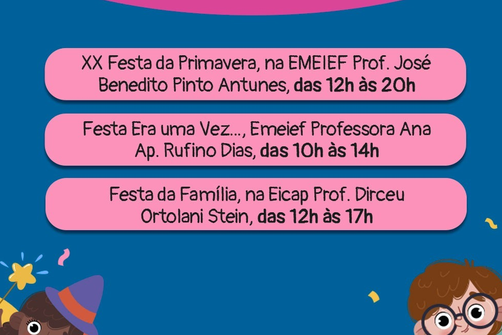 Escolas de Capivari Promovem Eventos para Alunos e Familiares neste Sábado (11) - Foto: Divulgação/Prefeitura de Capivari