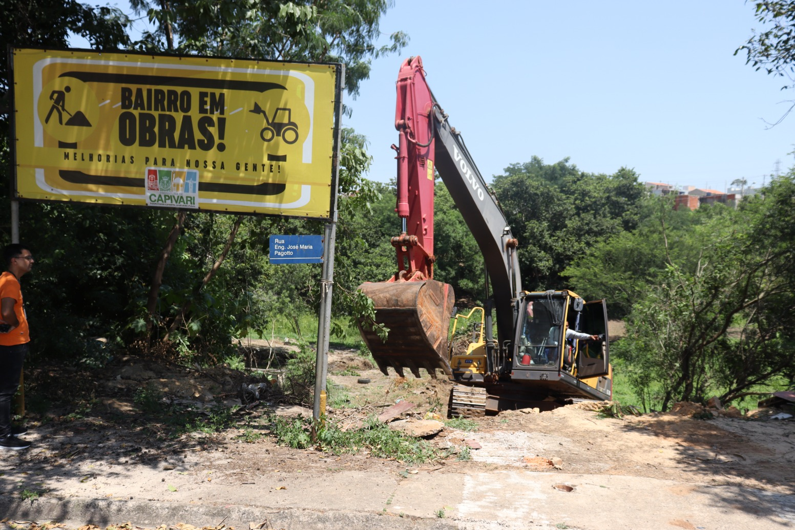 Início das Obras: Construção da Ponte do Imperial é Iniciada em Capivari - Foto: Divulgação/Prefeitura de Capivari