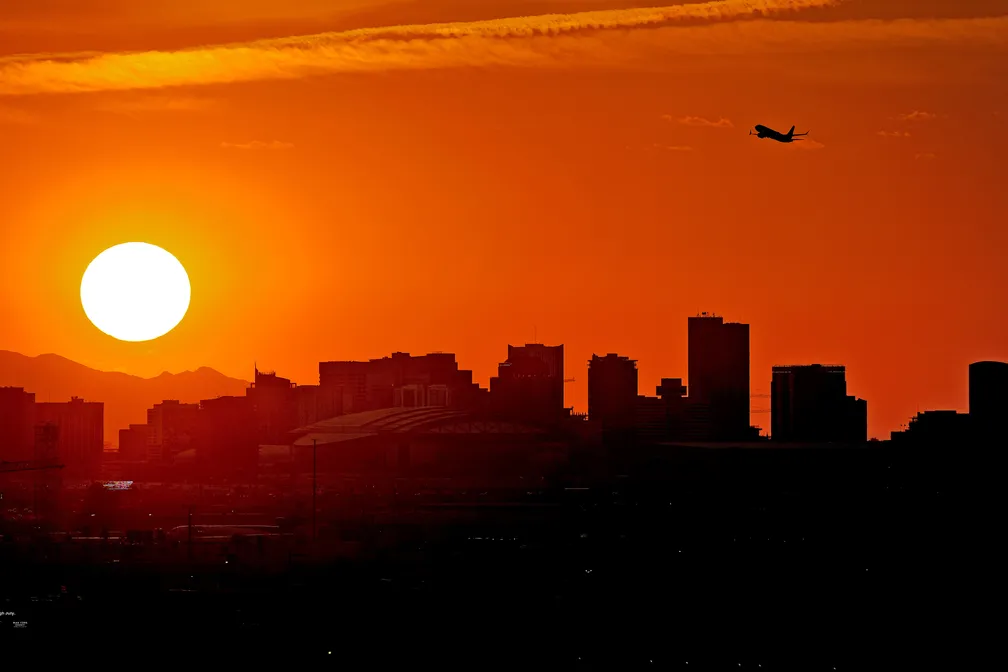 Planeta Fervendo: Terra Quebra Recorde de Calor pelo 6º Mês Seguido  — Foto: AP Foto/Matt York