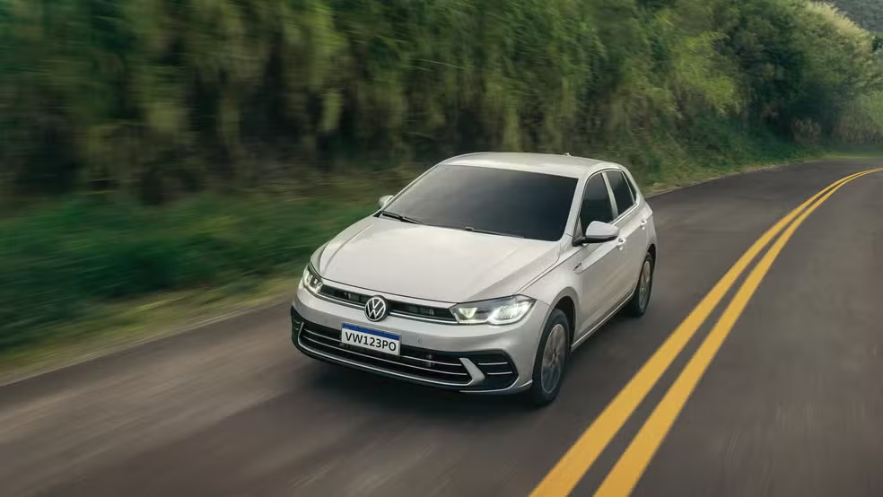 Volkswagen Polo lidera vendas de automóveis novos em maio — Foto: Divulgação/VW