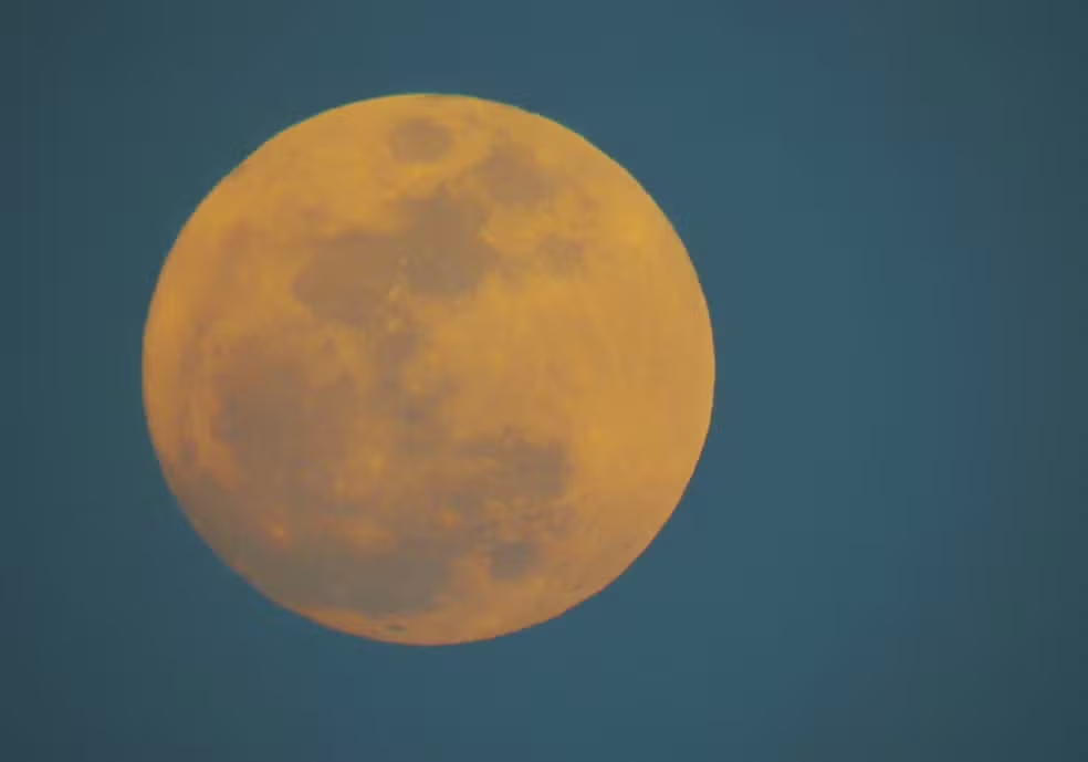 Superlua azul: veja como ver fenômeno que acontece nesta segunda-feira (19) — Foto: Auridan Trindade