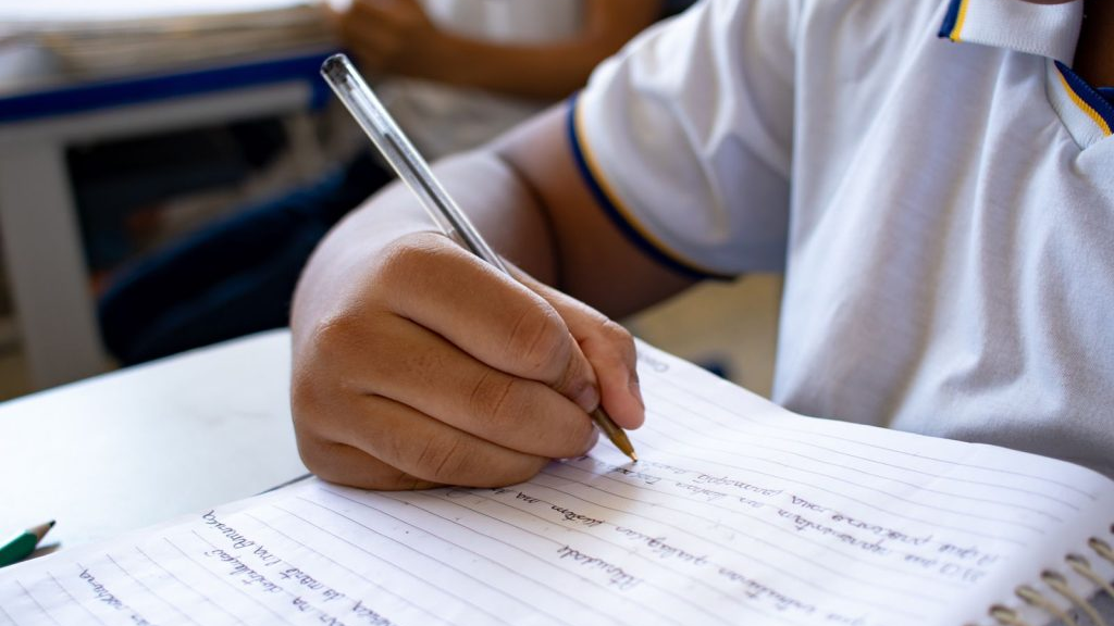 Alunos da rede estadual de SP podem se inscrever para concurso de redação até 4 de outubro - Foto: Divulgação/Seduc/SP