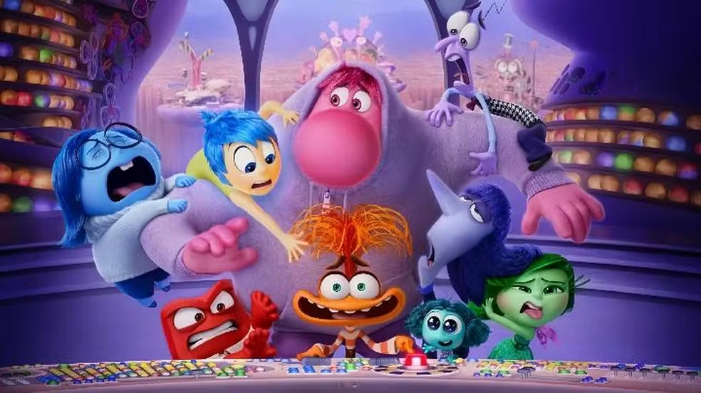 “Divertida Mente 2” supera “O Rei Leão” e se torna 9ª maior bilheteria do cinema — Foto: divulgação/pixar