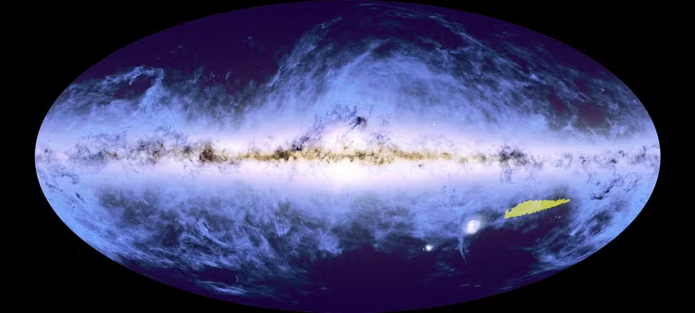 ESA apresenta primeiro mapa 3D do Universo com 100 milhões de estrelas e galáxias — Foto: ESA / Gaia / DPAC / Divulgação