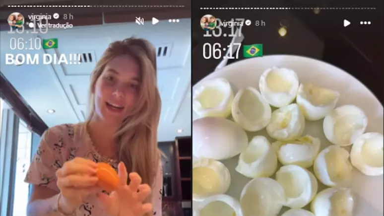 Dieta do ovo promovida pela influenciadora Virgínia tem benefícios? E riscos? - Foto: Instagram.com/ @virginia