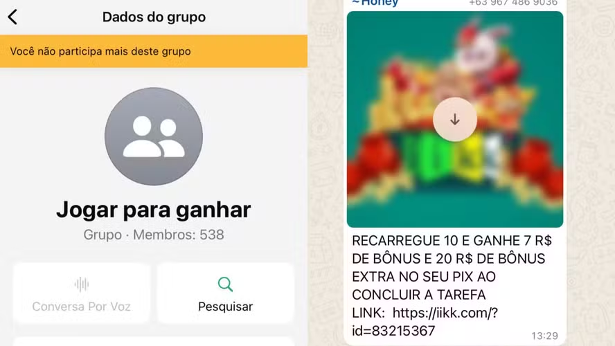 Usuários do Whatsapp reclamam que são adicionados em grupos contra a vontade — Foto: Reprodução/CBN